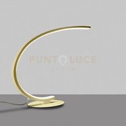 Iole l - lampada led 3000k 600lm 12w  dimmerabile oro