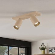 Faretto da soffitto Arcchio Brinja, marrone, angolare, a 2 luci, GU10