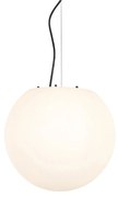 Lampada a sospensione da esterno moderna bianca 35 cm IP65 - Nura