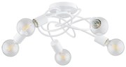 Lampadario a plafone MAXIS 5xE27/15W/230V bianco
