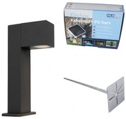 Lampada da esterno industriale da terra antracite 30 cm IP44 - Baleno