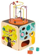 Janod - Blocco interattivo con labirinto MULTI ATTIVITÀ