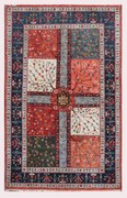 Kazak Tappeto 240x150 (Pakistan) Annodato A Mano