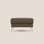 Star Pouf con piedini alti in microfibra impermeabile T11 marrone