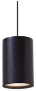 Terence Woodgate - Solid Lampada a Sospensione Cilindro Nero Rovere Tintao