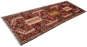 Bakhtiar Tappeto persiano 110x300 (Iran) Annodato A Mano