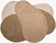 Tappeto in lana dalla forma organica Denton