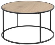 Tavolino SARON quercia/nero