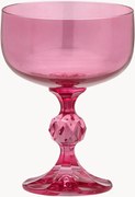 Set di 2 calici da vino in cristallo Rose