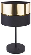 Lampada da tavolo HILTON 1xE27/25W/230V ottone/nero