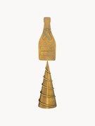 Puntale albero di Natale in ottone Champagne