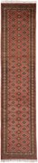 Bokhara Tappeto 330 x 80 Rosa (Pakistan) Annodato A Mano