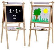 2Kids Toys - Lavagna magnetica doppia in legno