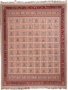 Tappeto persiano 380 x 300 Rosso (Iran) Annodato A Mano