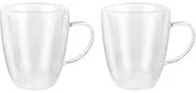 Set 2 mug 260 ml in vetro borosilicato