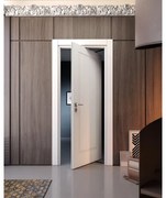 Porta rototraslante Oxford bianco L 80 x H 210 cm destra