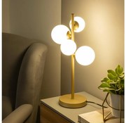 Brilagi - Lampada da tavolo LED MILLA 4xG9/3W/230V oro/bianco
