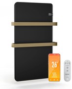 blumfeldt Stufa smart a infrarossi | Riscaldamento a infrarossi | Scaldasalviette | Potenza di 500 W | IP24