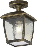 Plafoniera classica oro antico IP44 - Leuven