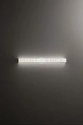 Applique rummo in alluminio bianco led 30w 2400lm 3000k 81cm con di...