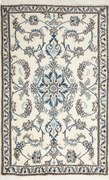 Nain Tappeto 150x100 Beige (Iran) Annodato A Mano