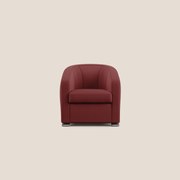 Cloe Poltroncina in tessuto smacchiabile con acqua QuickClean T08 rosso X