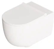 Wc Sospeso Senza Brida Alice Ceramica "Unica 55" Bianco Opaco
