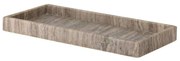 Bloomingville - Majsa Tray L38 Brown Marble Bloomingville