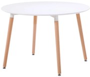 THOMAS - tavolo da pranzo scandinavo rotondo