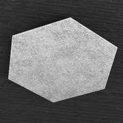 Plafoniera Moderna Decorativa Hexagon Metallo Foglia Argento