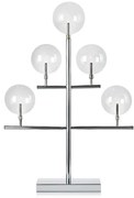 Markslöjd 704820 - Candelabro natalizio MAESTRO 5xE5/0,8W/230/12V cromo