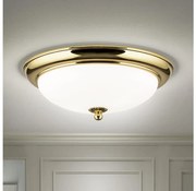 Orion - Plafoniera EMPIRA 2xE27/40W/230V Ø 35,5 cm dorata