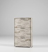 Scarpiera doppia profondità L 67 x H 147 x P 28 cm 18 paia, beige