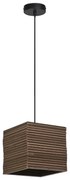 Ledvance - Lampadario a sospensione con filo DECOR CARDBOARD 1xE27/15W/230V 25x25 cm