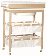 Fasciatoio bianco/di colore naturale con effetto betulla Baby Pool – Roba