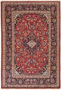 Kashan Tappeto 130x200 (Iran) Annodato A Mano