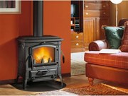 Stufa a legna in ghisa Isetta Evo 4.0 7,3 kW 4 stelle Antracite La Nordica