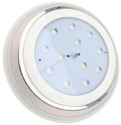 Faretto per Piscina da Parete 18W B. Naturale IP68 ø230mm Senza Incasso - Esterno Colore Bianco Naturale 4.000-4.500K