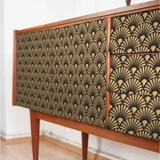 Pellicola adesiva Art deco ventagli