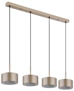 Globo 56964-4H - Lampadario sospeso su cavo RAYMOND LED/40W/230V 3000K ottone