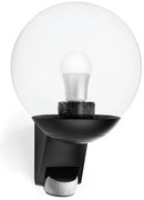 STEINEL 005535 - Applique da esterno con sensore L585S 1xE27/60W nero IP44