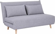 Divano letto Spike II in tessuto grigio – 147x91x84 cm
