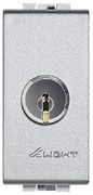 Interruttore a chiave Living light BTICINO grigio