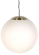 Lampada a sospensione scandinava vetro opalino 50 cm - Ball 50