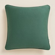 Elegante federa in verde 40 x 40 cm | Larghezza: 40 cm | Lunghezza: 40 cm