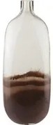 Vaso in vetro 50x19 cm bicolore