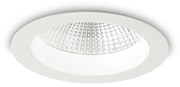 Faretto A Incasso Basic Fi Alluminio Bianco Led 15W 3000K Luce Calda