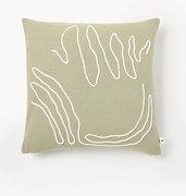 Copricuscino ricamato a mano in cotone organico Jot