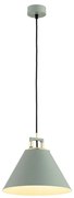 Argon 4916 - Lampadario a sospensione con filo ORTE 1xE27/15W/230V verde