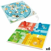 Tabellone per Parcheesi e Gioco dell'Oca Colorbaby 25 x 1 x 25 cm (25 Pezzi) (6 Unità)